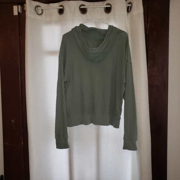 LOVE BY GAP PALE GREEN HOODIE JUNIORS SIZE SMALL EUC - Picture 4 of 6